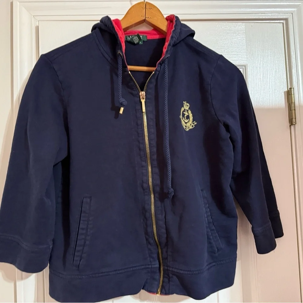 Ralph Lauren Full Zip Hooded Sweatshirt